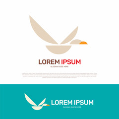 Duck logo icon symbol