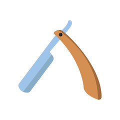 straight razor icon vector illustration design
