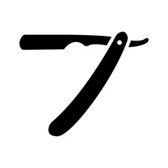 straight razor icon vector illustration design