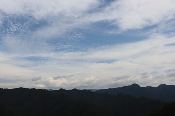 Obraz premium 宇連山から見る綺麗な景色