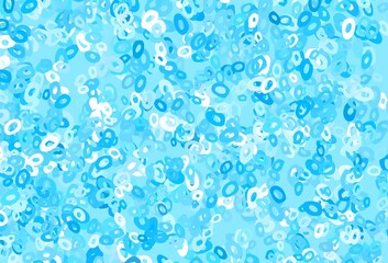 Light Blue, Green vector backdrop with dots.