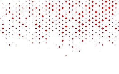 Light Red vector pattern with christmas stars.