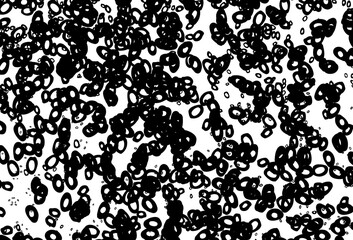 Black and white vector cover with spots.