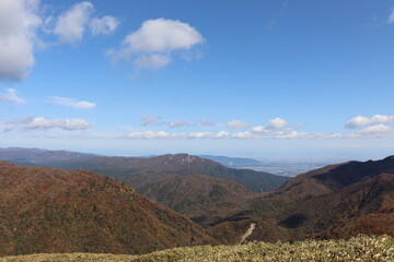 雨乞岳から見る綺麗な景色