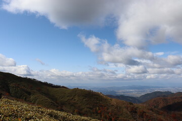 雨乞岳から見る綺麗な景色