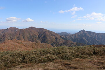 雨乞岳から見る綺麗な景色