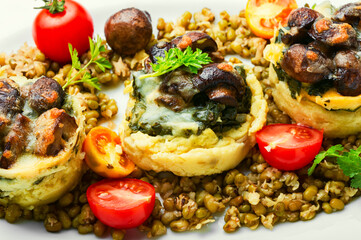 Traditional Italian polenta