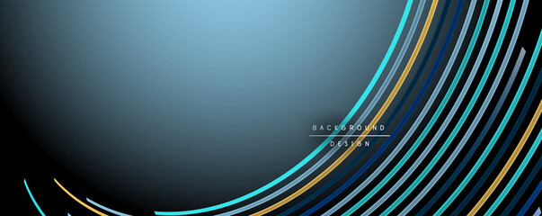 Abstract colorful lines vector background. Internet, big data and technology connections concept, abstract template