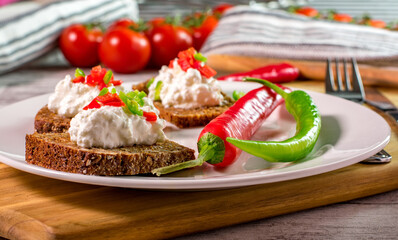 Gesunde Brotmahlzeit