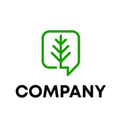 Tree Chat logo design