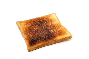 Fresh tasty toast isolated on white background