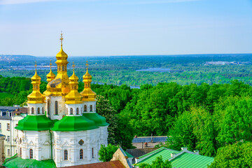 Fototapeta na wymiar All-Saints Church in Kiev Pechersk Lavra, Ukraine
