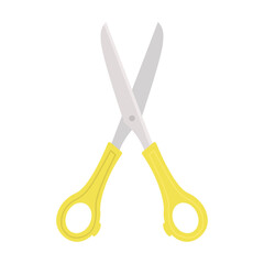 Open scissors icon vector illustration design isolated