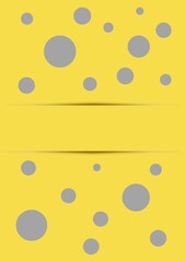 yellow-gray card, background or postcard
