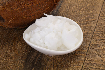 Dietary Coconut oil in the bowl