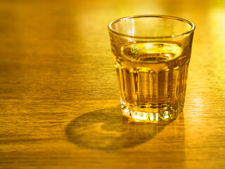 glass of water