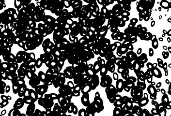 Obraz premium Black and white vector cover with spots.