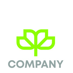 Obraz premium plant logo