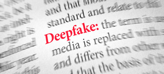 Definition of the word Deepfake in a dictionary