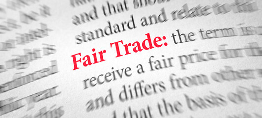 Definition of the word Fair Trade in a dictionary