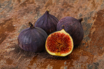 Ripe sweet fresh fig fruit