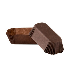 Brown paper baking form for eclairs and cakes