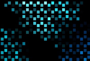 Dark BLUE vector texture with rectangular style.