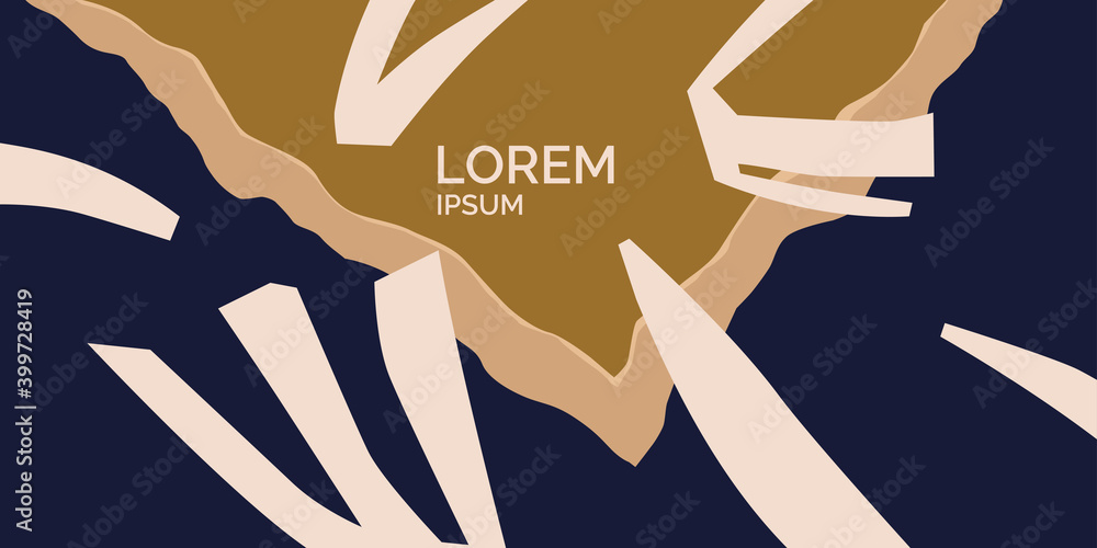 Poster a composition with abstract elements in a popular style. background for your design. poster for a bl