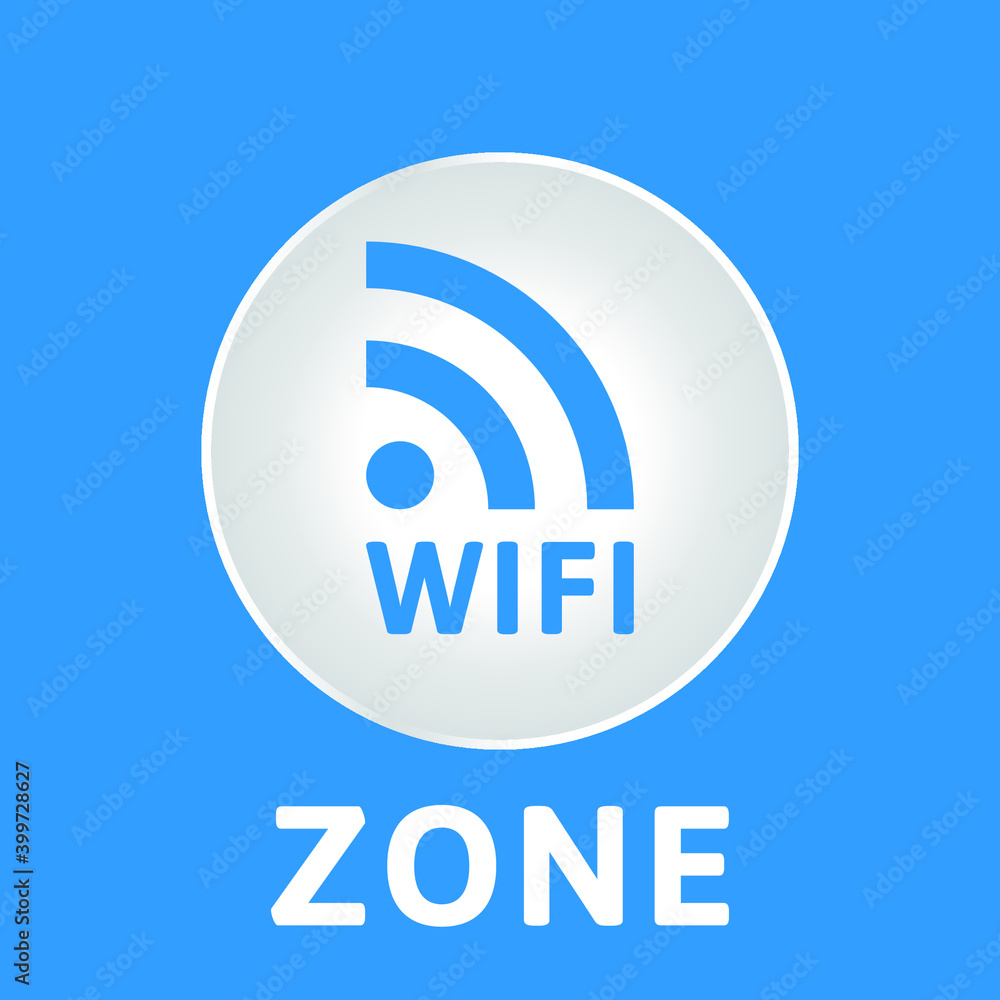 Poster wireless and wifi icons. wireless network symbol wifi icon. eps10 vector illustration.
