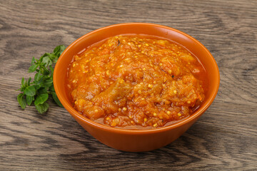 Caucasian cuisine - Mangal salad with vegetables
