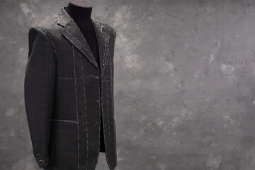 suit jacket on male tailor mannequin