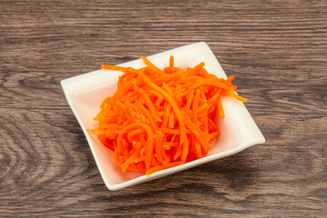 Korean carrot in the bowl