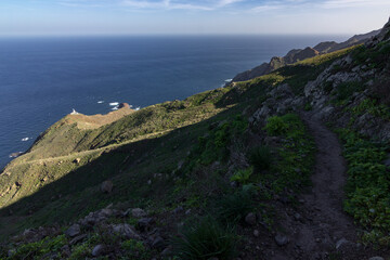 Views of Anaga Natural Park in the north of Tenerife