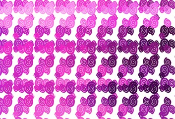 Light Pink, Blue vector background with abstract lines.