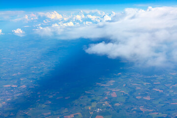 shadow of clouds on the ground