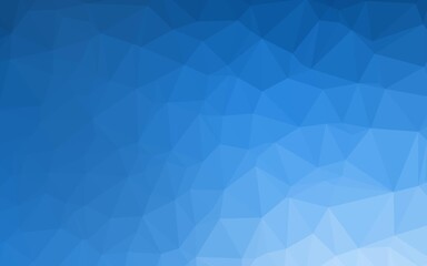 Light BLUE vector low poly cover.