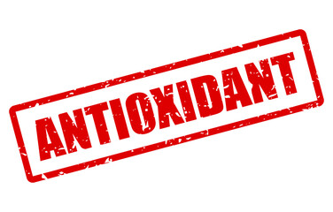 Red grunge stamp antioxidant
