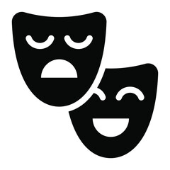 
Carnival accessory, face masks in modem solid style 
