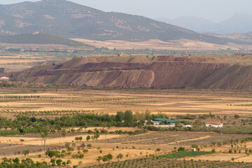 Farm fields in southern Spain