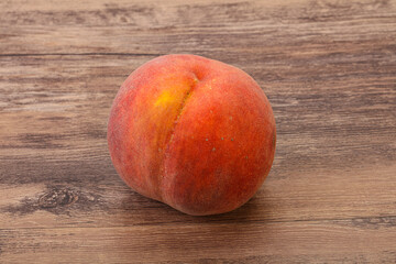Fresh ripe sweet peach fruit