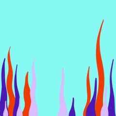 abstract organic background plants flora