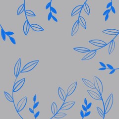 abstract organic background plants flora