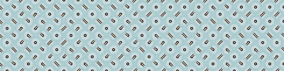 Abstract Geometric Pattern generative computational art illustration