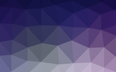 Dark Purple vector blurry triangle texture.