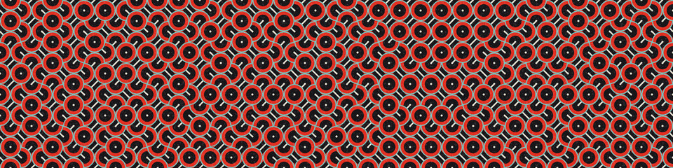 Abstract Geometric Pattern generative computational art illustration