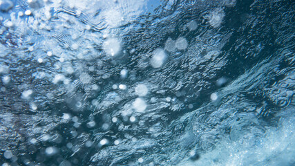 oceanic underwater view, fantasy nature backgrounds. High quality photo