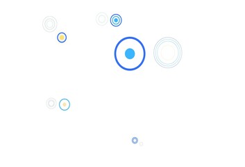 Light Blue, Yellow vector background with spots.