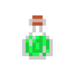 Pixel crystal, diamond icon. Template web object app, ui. Vector illustration. EPS 10