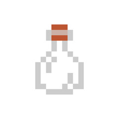 Pixel crystal, diamond icon. Template web object app, ui. Vector illustration. EPS 10