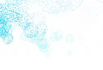 Light BLUE vector backdrop with dots, lines.